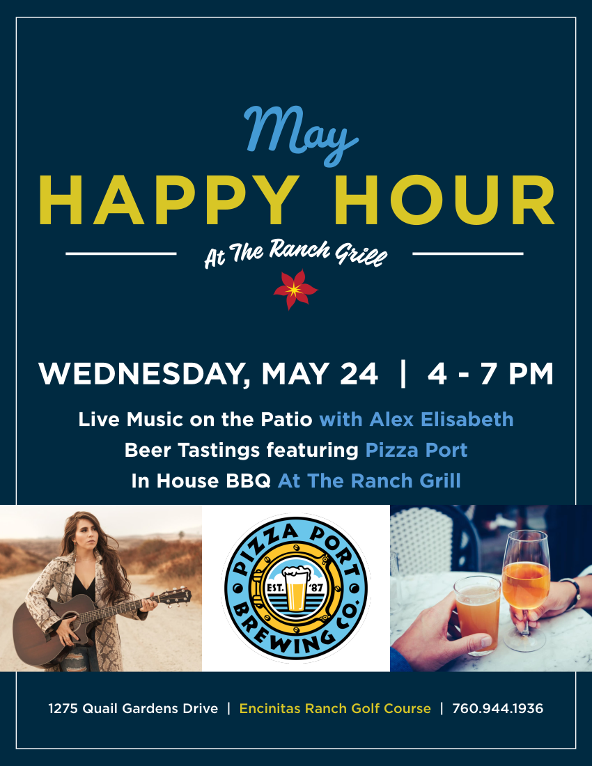 May 2023 Happy Hour Flyer