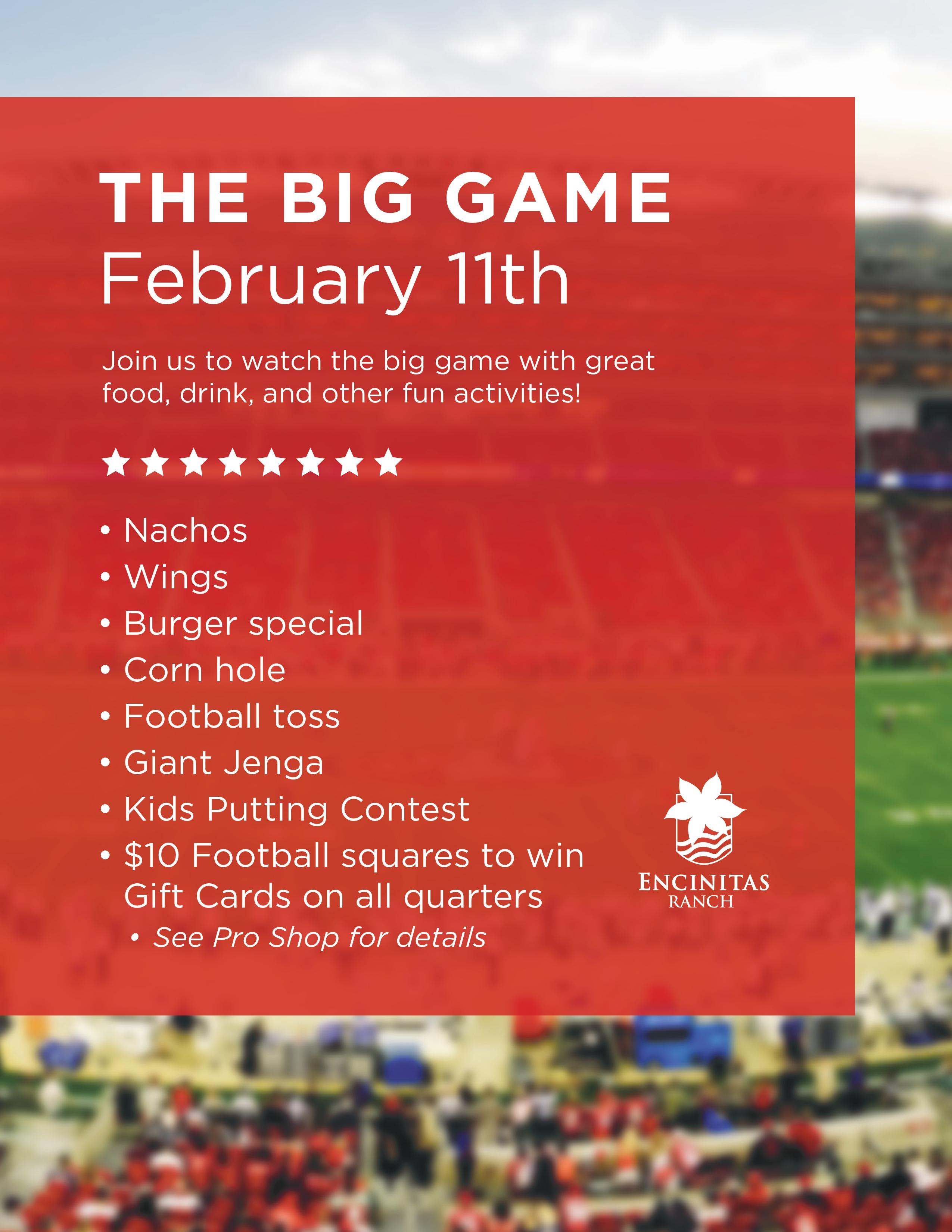 ER Football event flyer